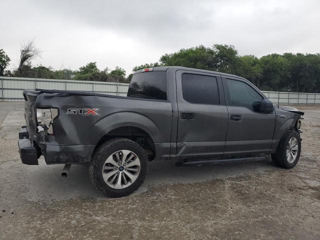1FTEW1CP9JKD66421 - 2018 FORD F150 SUPERCREW GRAY photo 3