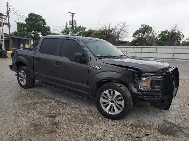 1FTEW1CP9JKD66421 - 2018 FORD F150 SUPERCREW GRAY photo 4