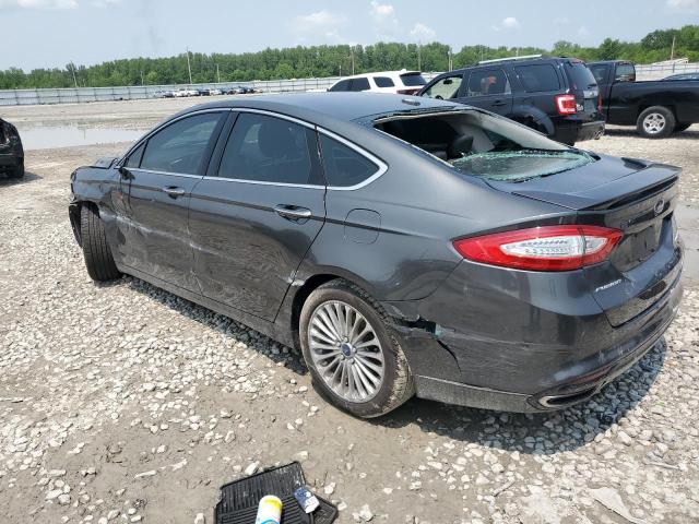 3FA6P0D96FR160302 - 2015 FORD FUSION TITANIUM GRAY photo 2