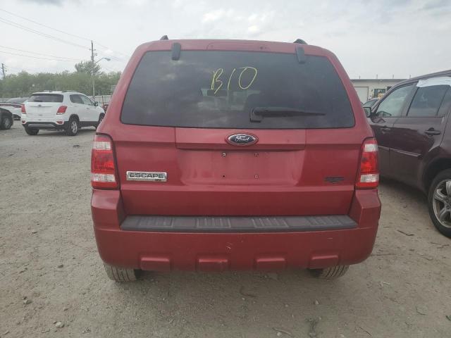 1FMCU03128KD76457 - 2008 FORD ESCAPE XLT RED photo 6