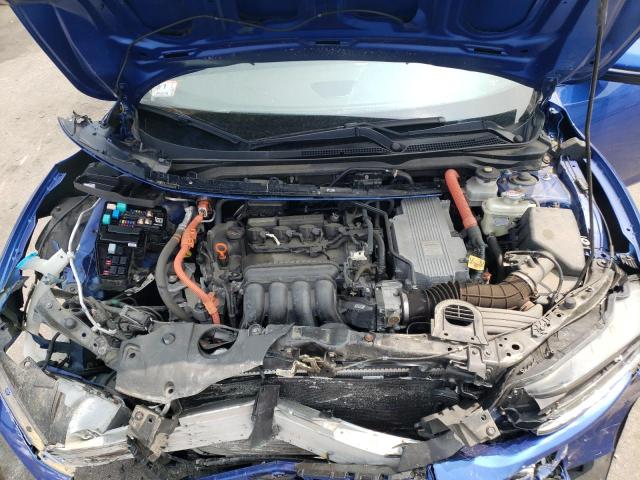 19XZE4F94KE014886 - 2019 HONDA INSIGHT TOURING BLUE photo 11