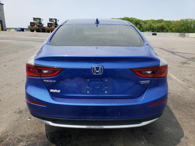 19XZE4F94KE014886 - 2019 HONDA INSIGHT TOURING BLUE photo 6