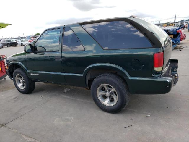 1GNCS18X74K114092 - 2004 CHEVROLET BLAZER GREEN photo 2