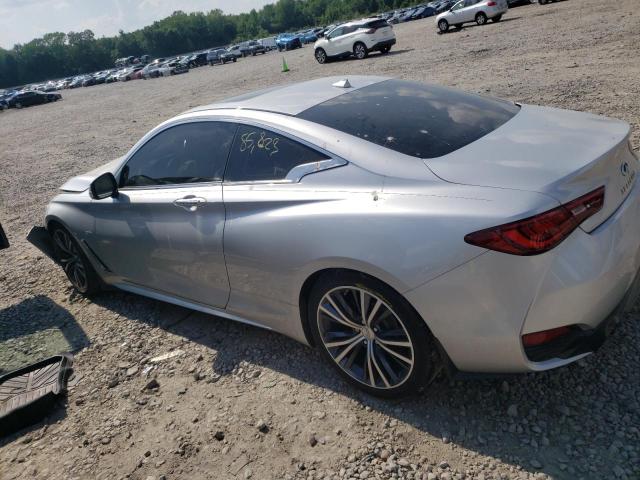 JN1EV7EK4HM363046 - 2017 INFINITI Q60 PREMIUM SILVER photo 2