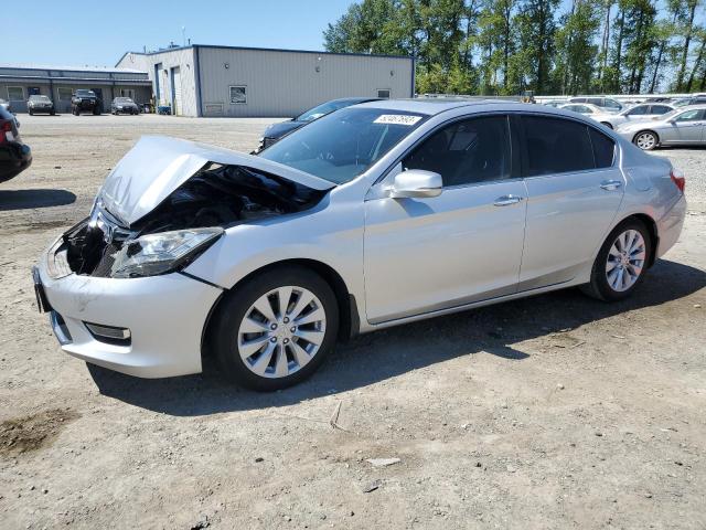 1HGCR2F80DA142412 - 2013 HONDA ACCORD EXL SILVER photo 1