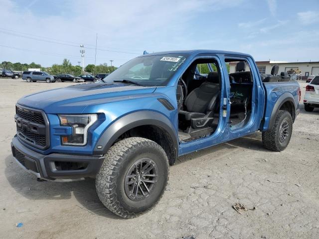 1FTFW1RG3KFB79214 - 2019 FORD F150 RAPTOR BLUE photo 1