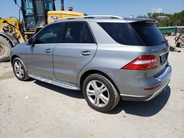 4JGDA2EB4CA014420 - 2012 MERCEDES-BENZ ML 350 BLUETEC GRAY photo 2