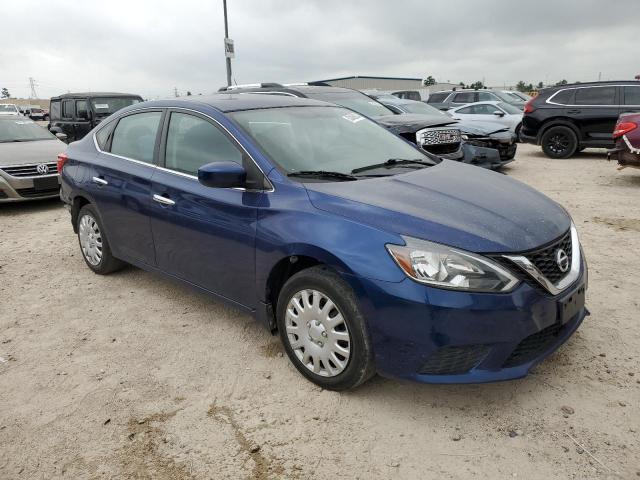 3N1AB7AP6KY252382 - 2019 NISSAN SENTRA S BLUE photo 4