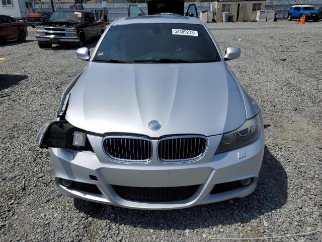 WBAPL3C58AA407605 - 2010 BMW 335 XI SILVER photo 5