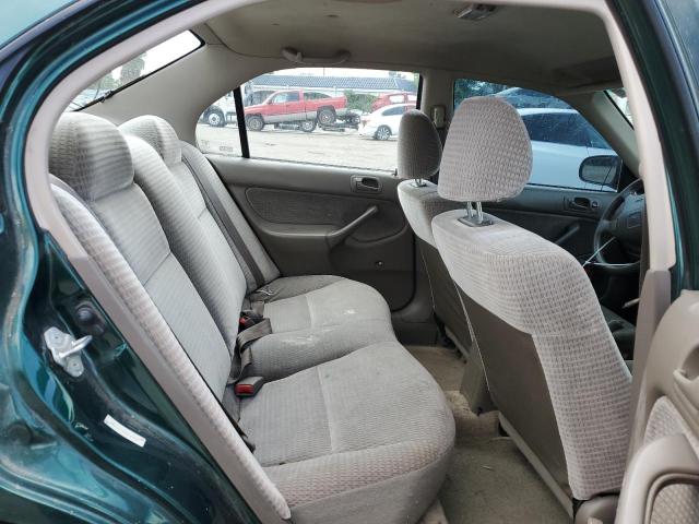 2HGEJ6610XH514069 - 1999 HONDA CIVIC BASE GREEN photo 10