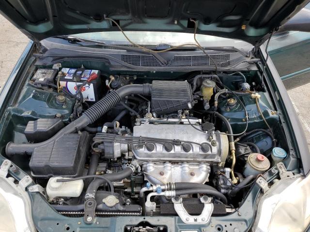 2HGEJ6610XH514069 - 1999 HONDA CIVIC BASE GREEN photo 11