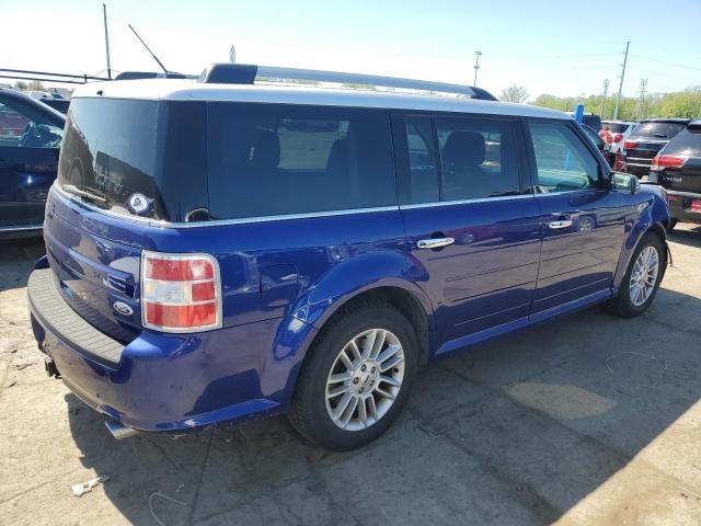 2FMGK5C86FBA07724 - 2015 FORD FLEX SEL BLUE photo 3