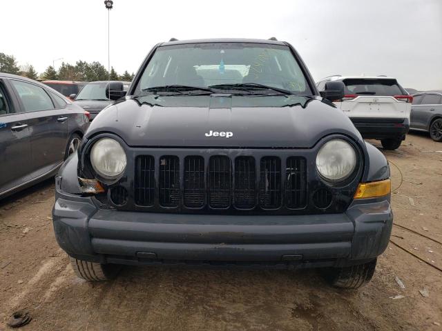 1J4GL48K47W523901 - 2007 JEEP LIBERTY SPORT BLACK photo 5