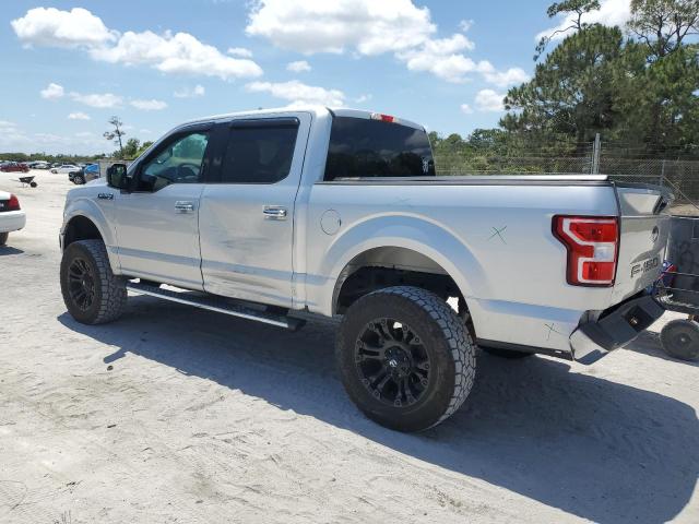 1FTEW1CP1JFD02432 - 2018 FORD F150 SUPERCREW SILVER photo 2