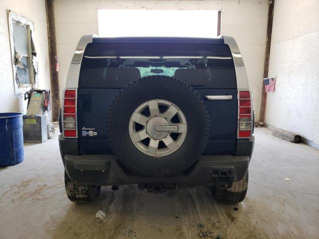 5GTDN13E778117501 - 2007 HUMMER H3 BLACK photo 6