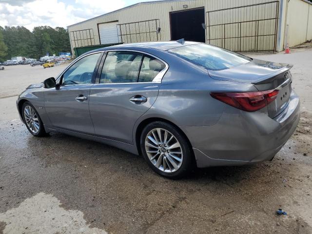 JN1EV7AP1KM518628 - 2019 INFINITI Q50 LUXE SILVER photo 2