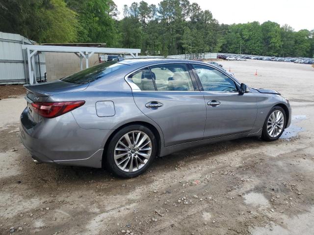 JN1EV7AP1KM518628 - 2019 INFINITI Q50 LUXE SILVER photo 3