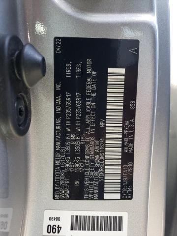 5TDKRKEC3NS116245 - 2022 TOYOTA SIENNA LE SILVER photo 12