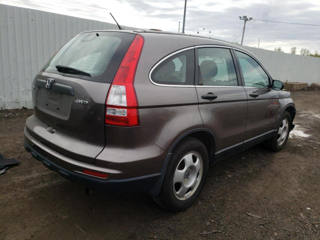 5J6RE4H30BL110671 - 2011 HONDA CR-V LX GRAY photo 3