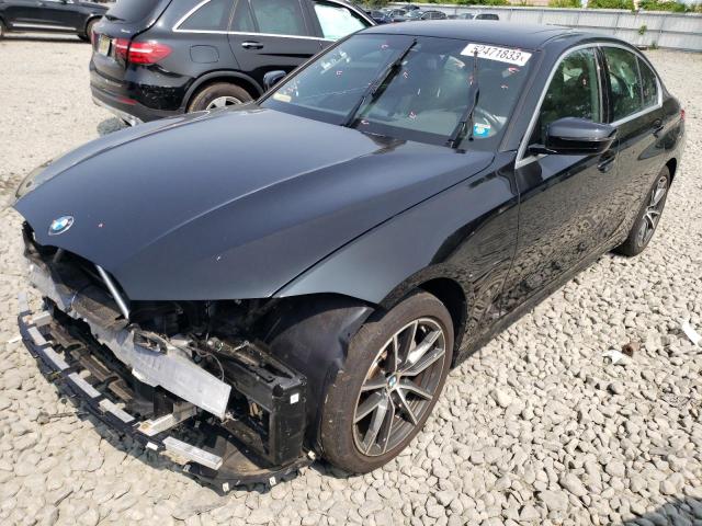 3MW5R7J01L8B18410 - 2020 BMW 330XI BLACK photo 1