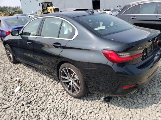 3MW5R7J01L8B18410 - 2020 BMW 330XI Negro foto 2