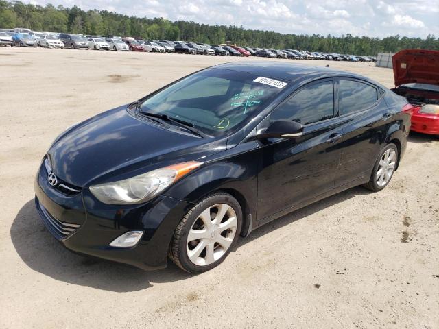 5NPDH4AE9DH405066 - 2013 HYUNDAI ELANTRA GLS BLACK photo 1