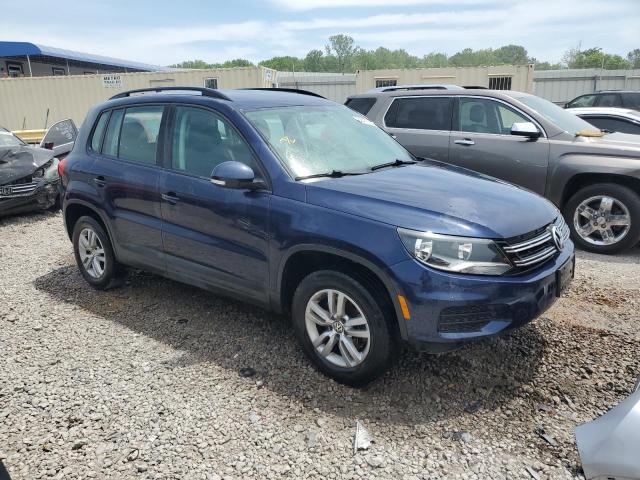 WVGAV7AX0FW573699 - 2015 VOLKSWAGEN TIGUAN S BLUE photo 4