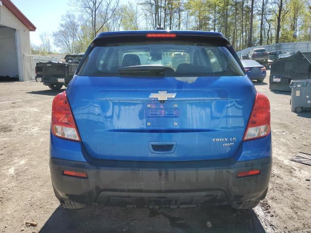 KL7CJNSB6GB676339 - 2016 CHEVROLET TRAX LS BLUE photo 6