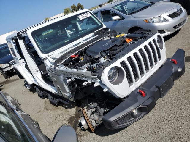 1C4JJXFM8MW709377 - 2021 JEEP WRANGLER RUBICON WHITE photo 4