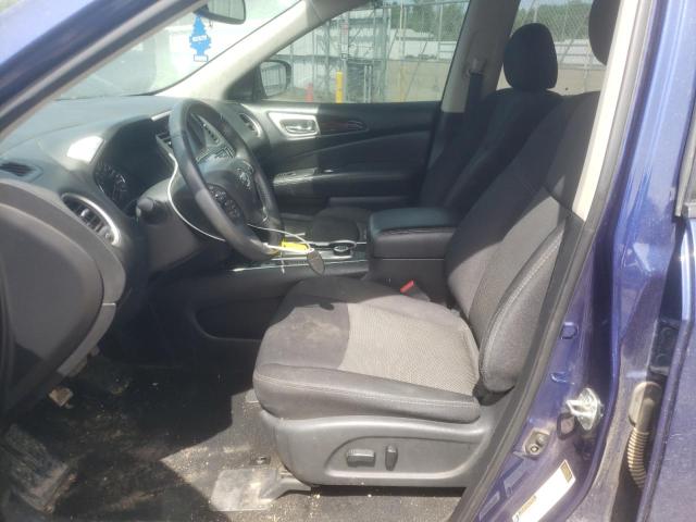 5N1DR2MMXKC582220 - 2019 NISSAN PATHFINDER S BLUE photo 7