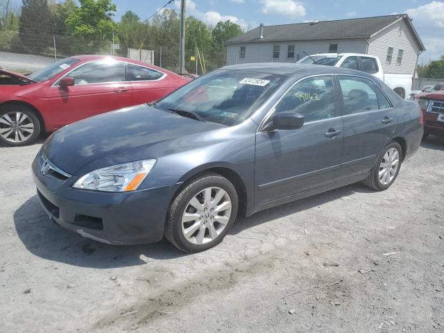 1HGCM66557A043729 - 2007 HONDA ACCORD EX GRAY photo 1