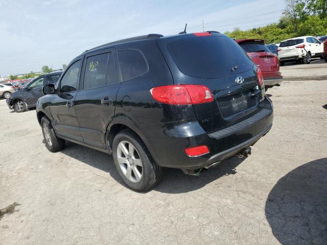 5NMSH13E48H155838 - 2008 HYUNDAI SANTA FE SE BLACK photo 2