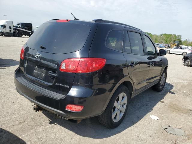 5NMSH13E48H155838 - 2008 HYUNDAI SANTA FE SE BLACK photo 3