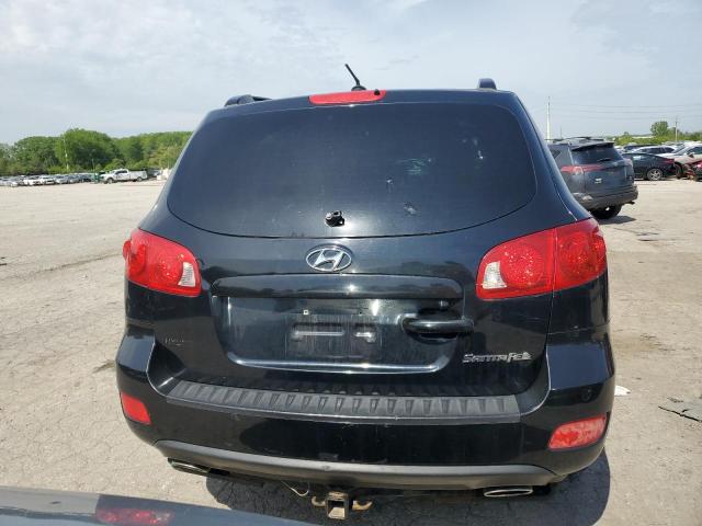 5NMSH13E48H155838 - 2008 HYUNDAI SANTA FE SE BLACK photo 6