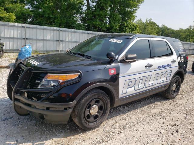 1FM5K8AR8FGC41490 - 2015 FORD EXPLORER POLICE INTERCEPTOR TWO TONE photo 1