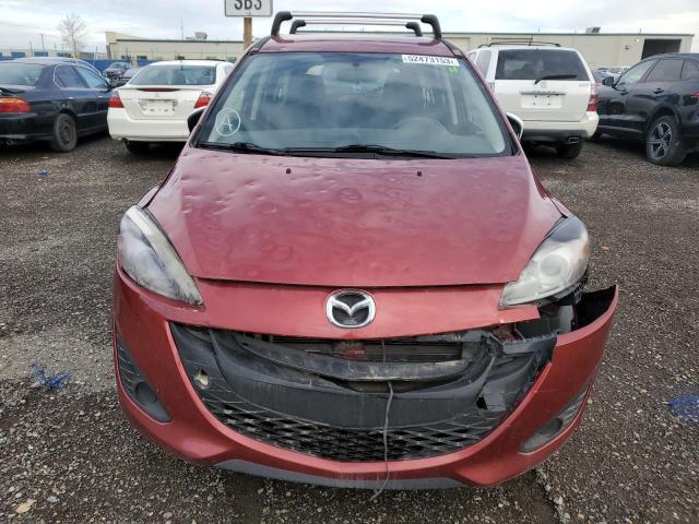 JM1CW2CL7F0187551 - 2015 MAZDA 5 TOURING RED photo 5