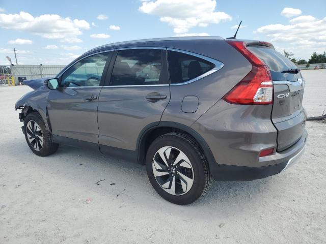 5J6RM3H96GL006047 - 2016 HONDA CR-V TOURING GRAY photo 2