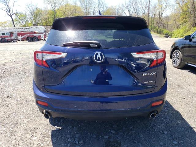 5J8TC2H50ML020903 - 2021 ACURA RDX TECHNOLOGY BLUE photo 6