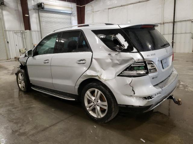 4JGDA5HB6DA226119 - 2013 MERCEDES-BENZ ML 350 4MATIC SILVER photo 2