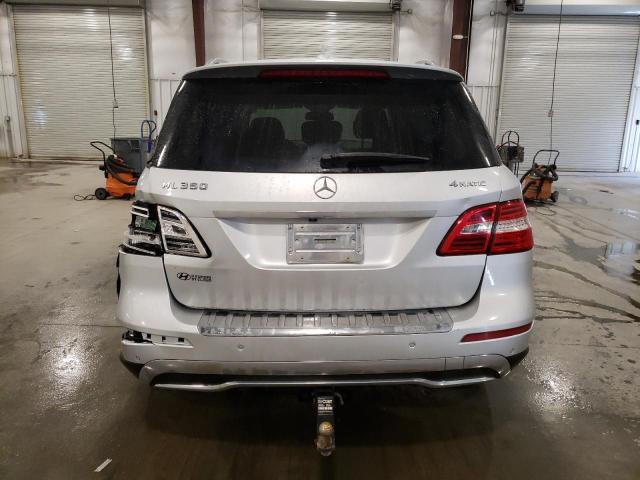 4JGDA5HB6DA226119 - 2013 MERCEDES-BENZ ML 350 4MATIC SILVER photo 6