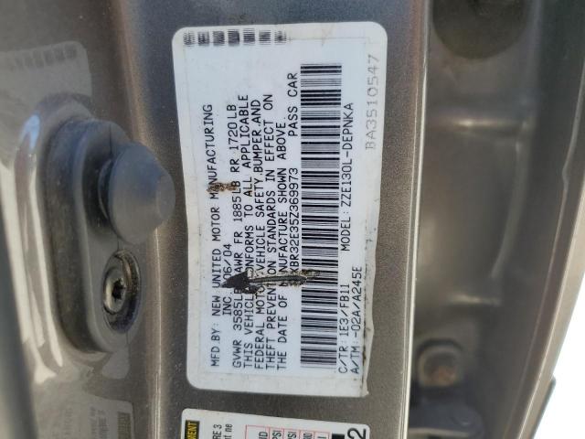 1NXBR32E35Z369973 - 2005 TOYOTA COROLLA CE GRAY photo 13