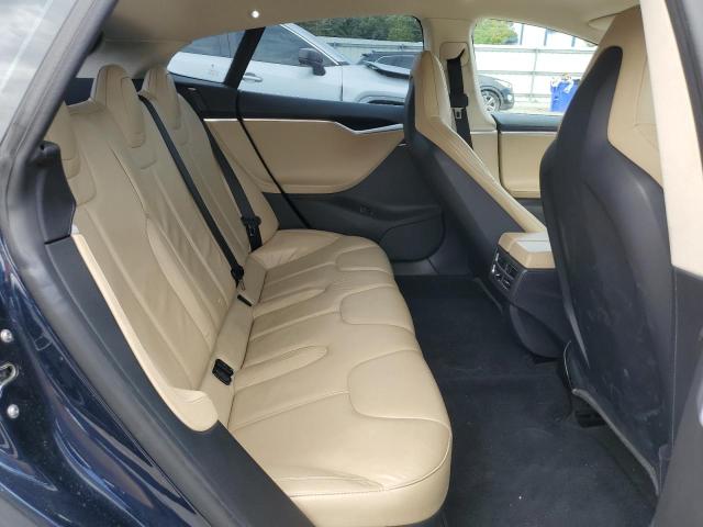5YJSA1CG1DFP04722 - 2013 TESLA MODEL S BLUE photo 10