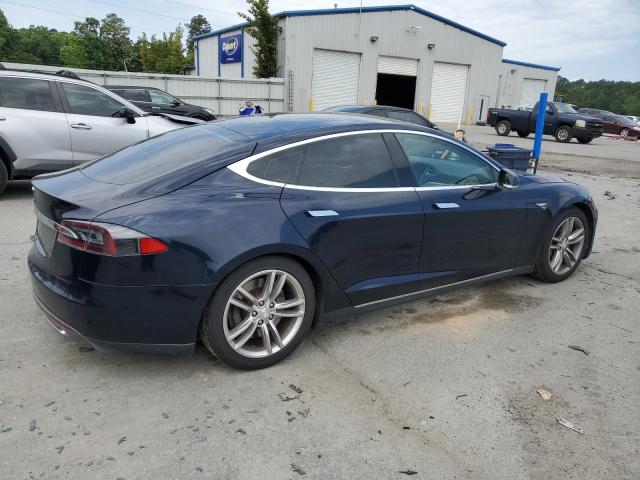 5YJSA1CG1DFP04722 - 2013 TESLA MODEL S BLUE photo 3