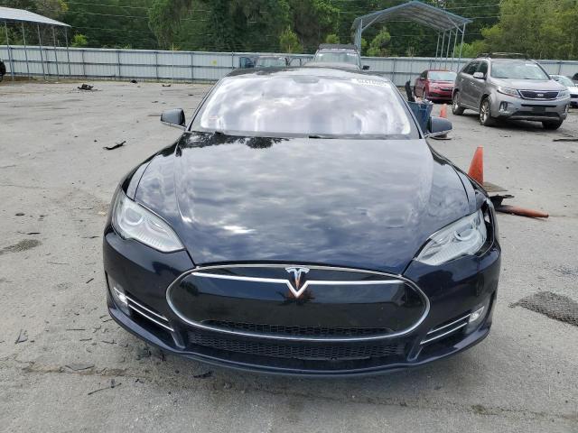 5YJSA1CG1DFP04722 - 2013 TESLA MODEL S BLUE photo 5