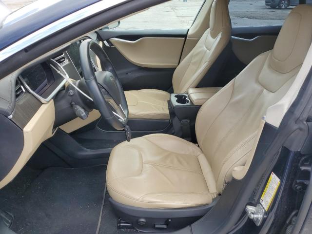 5YJSA1CG1DFP04722 - 2013 TESLA MODEL S BLUE photo 7