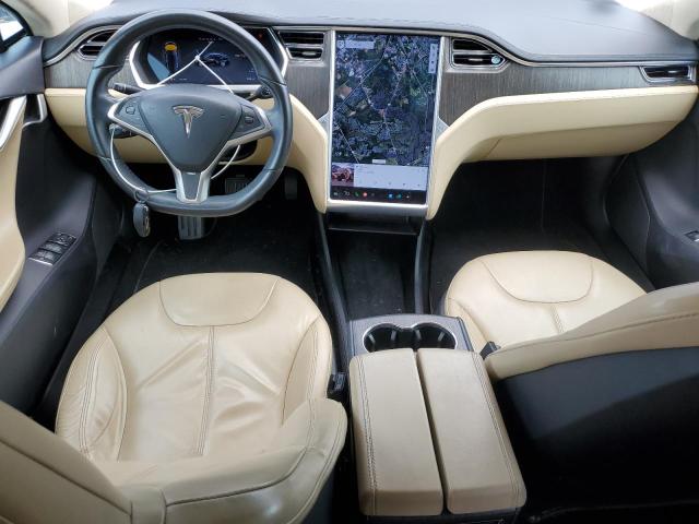 5YJSA1CG1DFP04722 - 2013 TESLA MODEL S BLUE photo 8