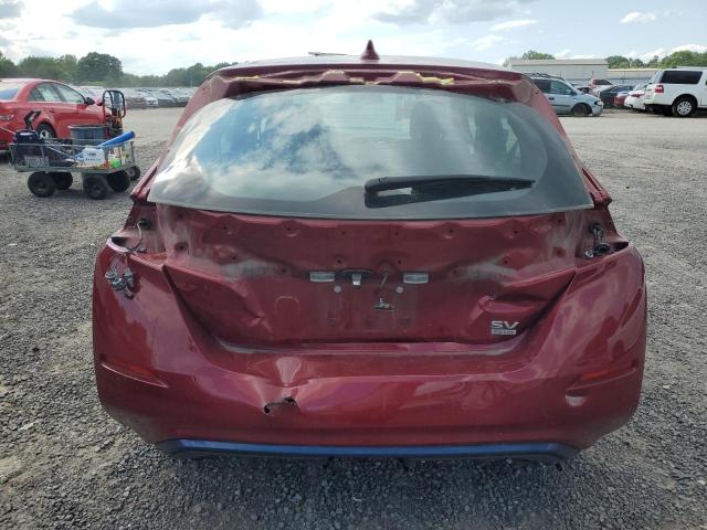 1N4BZ1CP0LC310705 - 2020 NISSAN LEAF SV PLUS RED photo 6