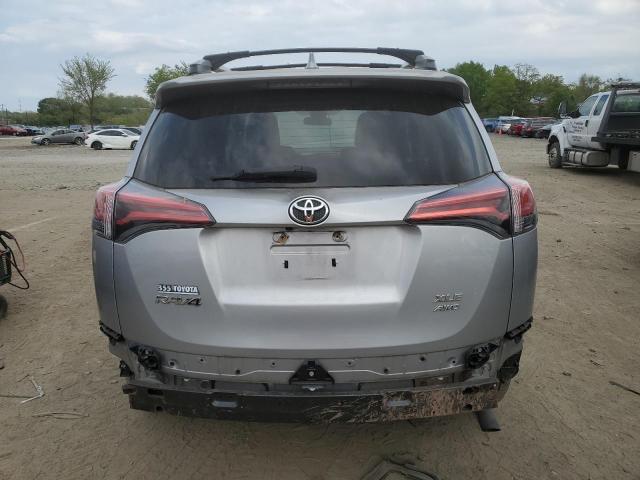 2T3RFREV2HW605336 - 2017 TOYOTA RAV4 XLE SILVER photo 6