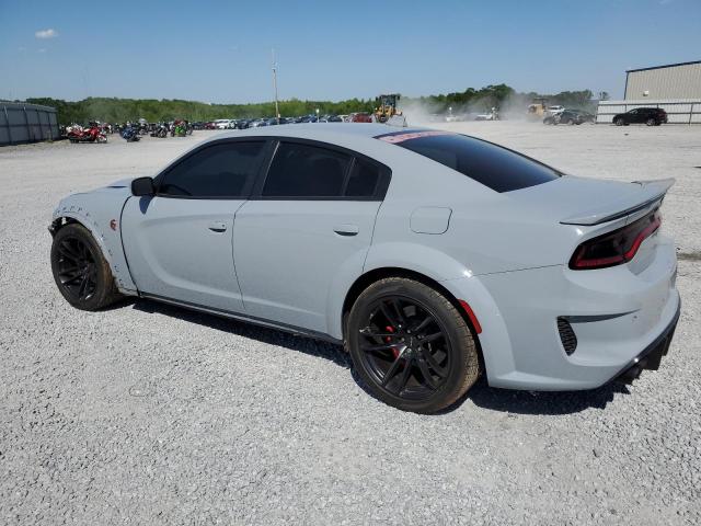 2C3CDXL94MH583330 - 2021 DODGE CHARGER SRT HELLCAT GRAY photo 2