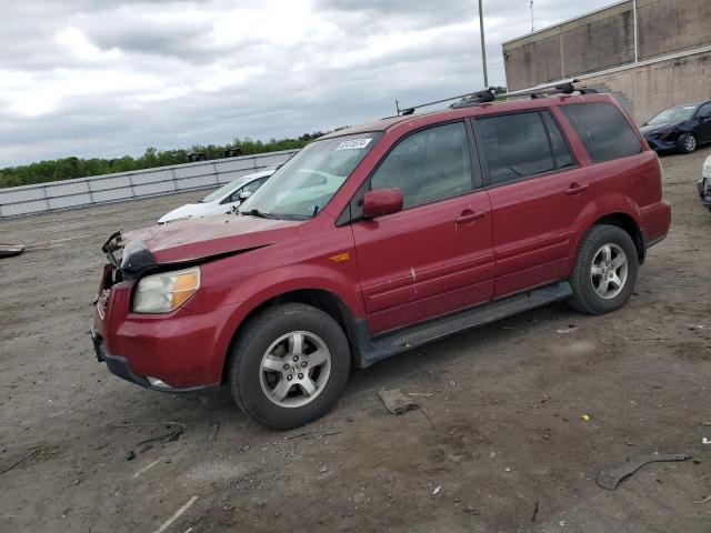 5FNYF18466B019533 - 2006 HONDA PILOT EX RED photo 1